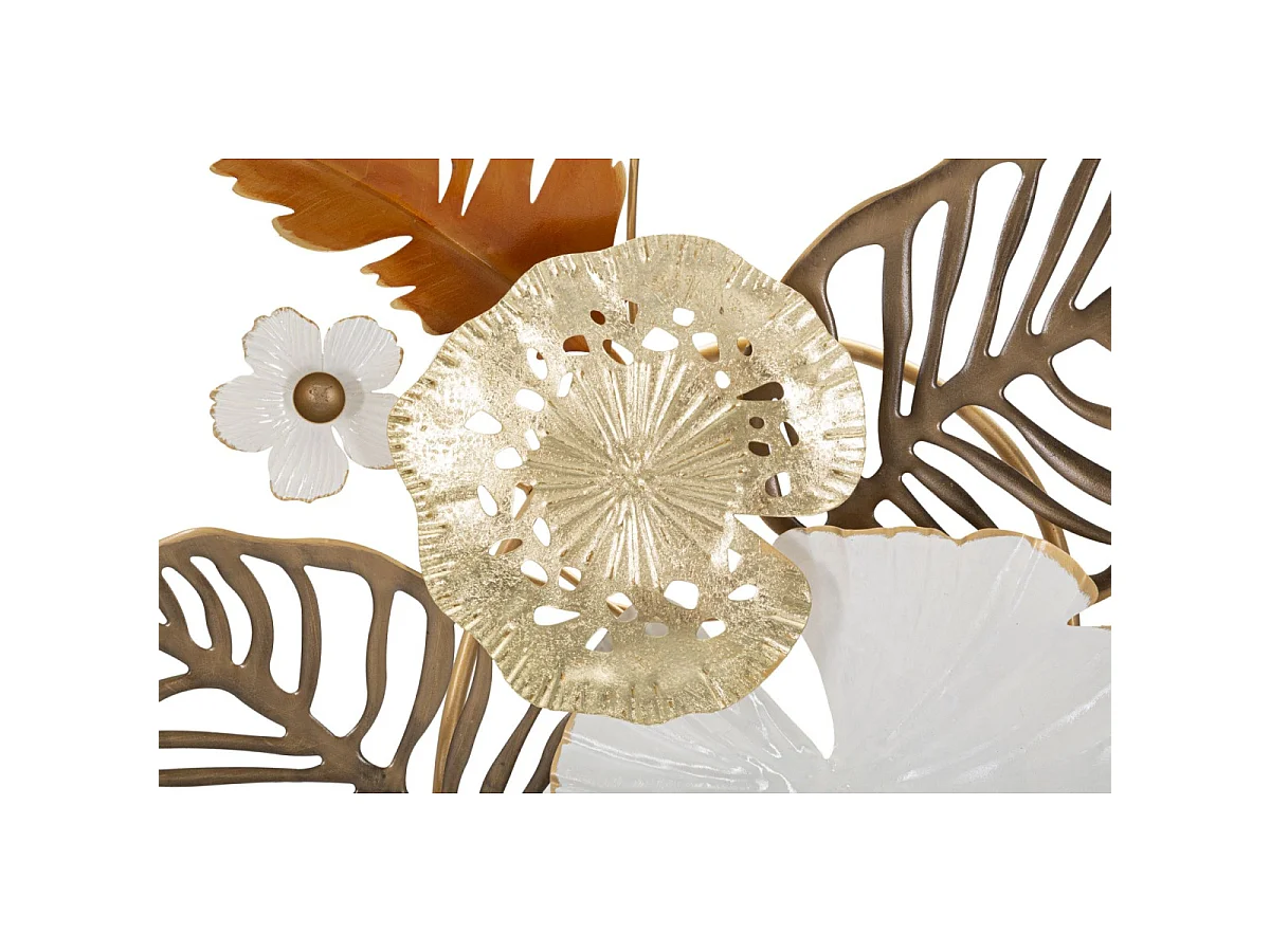 Décoration Murale en Métal "Bouquet Ajouré" 87cm Multicolore