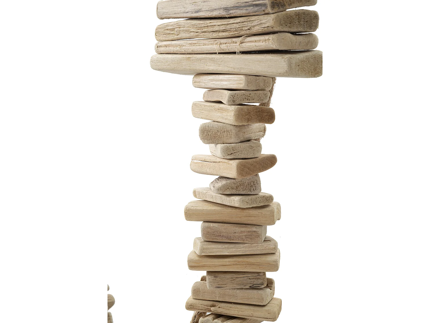 Ancora da appendere in legno marrone cm 39x7x46