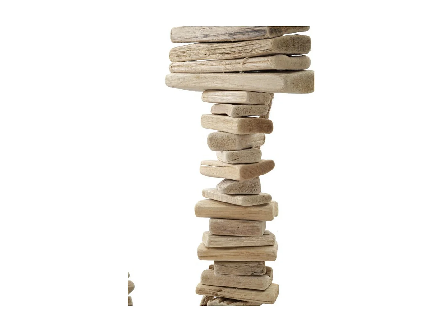 Décoration Murale en Bois à Suspendre "Ancre" 46cm Naturel