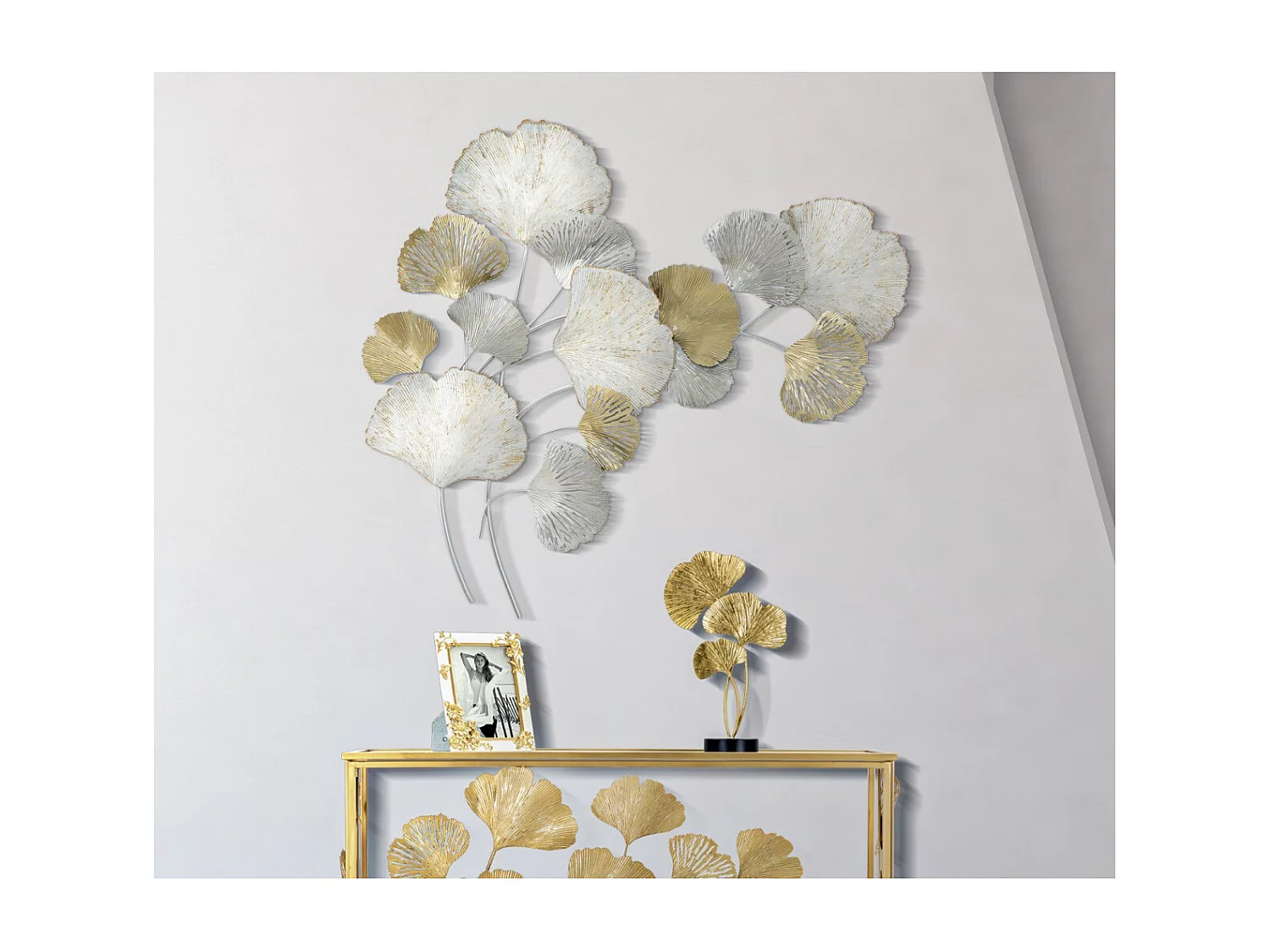 Décoration Murale en Métal "Silvy" 113cm Multicolore