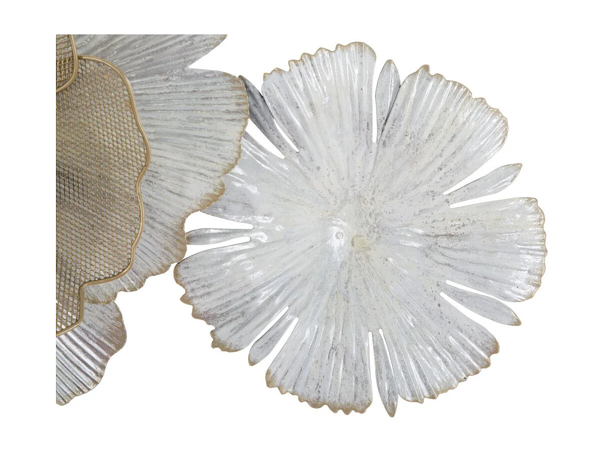 Décoration Murale en Métal "Flowery" 119cm Multicolore