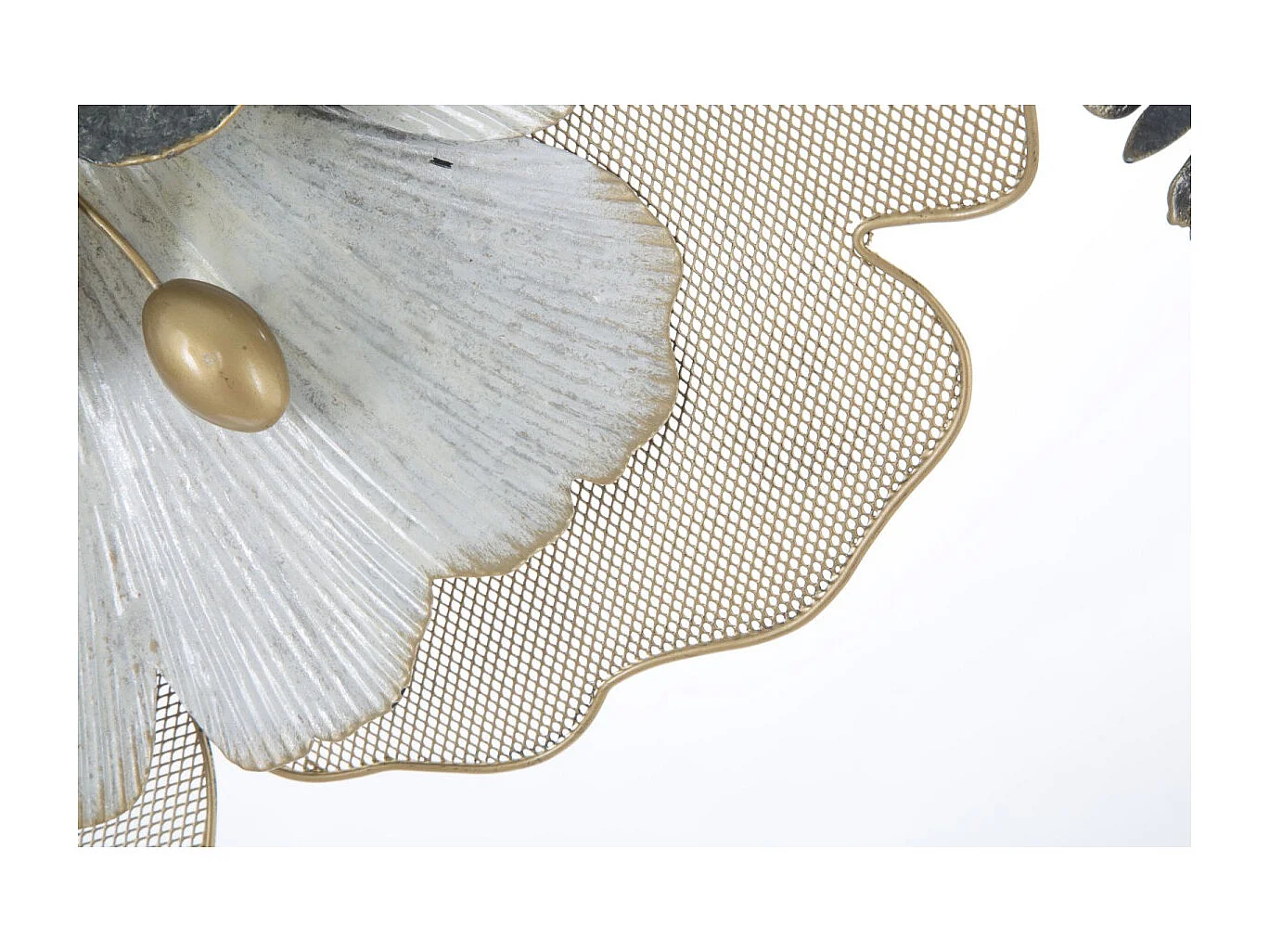 Décoration Murale en Métal "Flowery" 119cm Multicolore