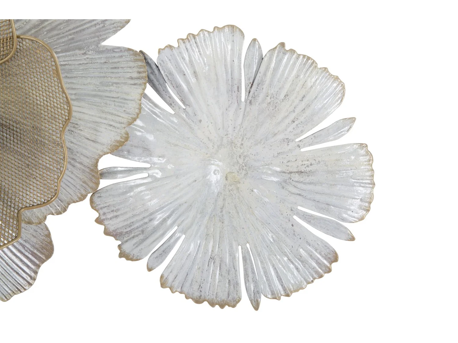 Décoration Murale en Métal "Flowery" 119cm Multicolore