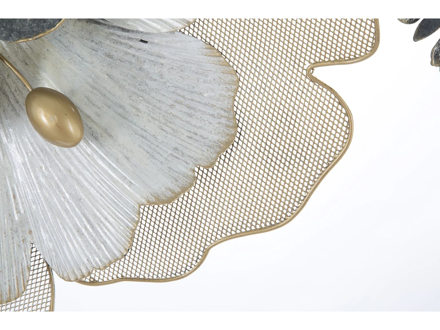 Décoration Murale en Métal "Flowery" 119cm Multicolore