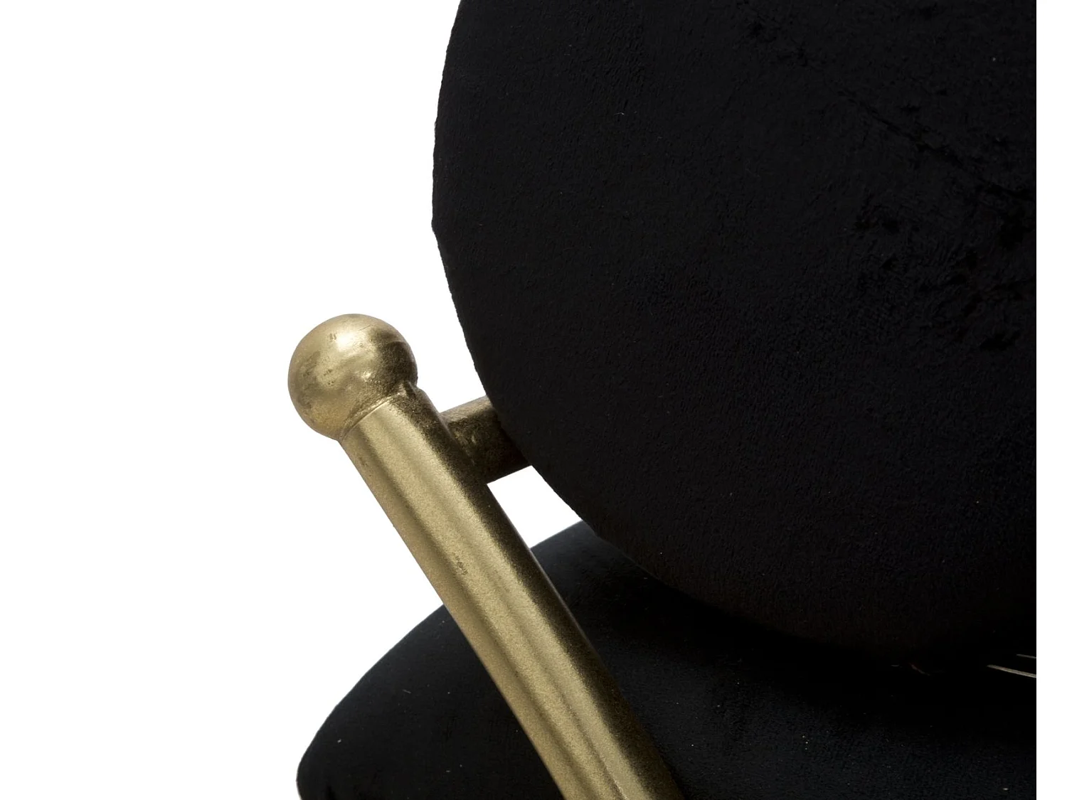 Banquette Design en Velours "Ruban" 112cm Noir