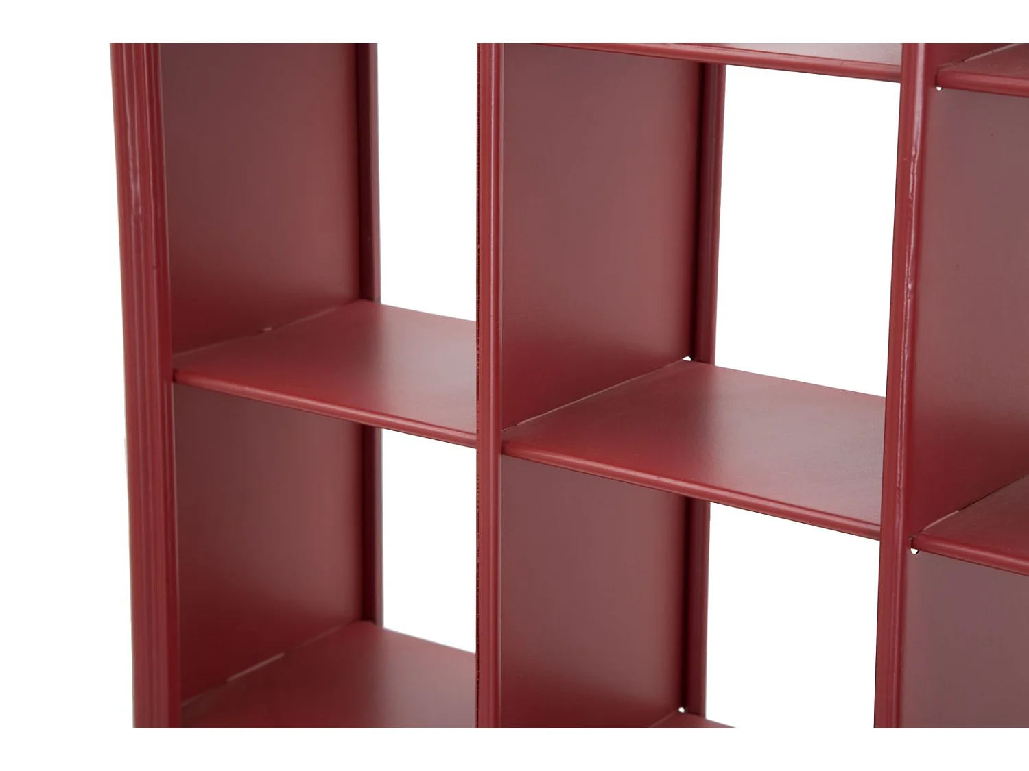 Bacheca in metallo rosso a forma di cabina telefonica cm 52x15x120