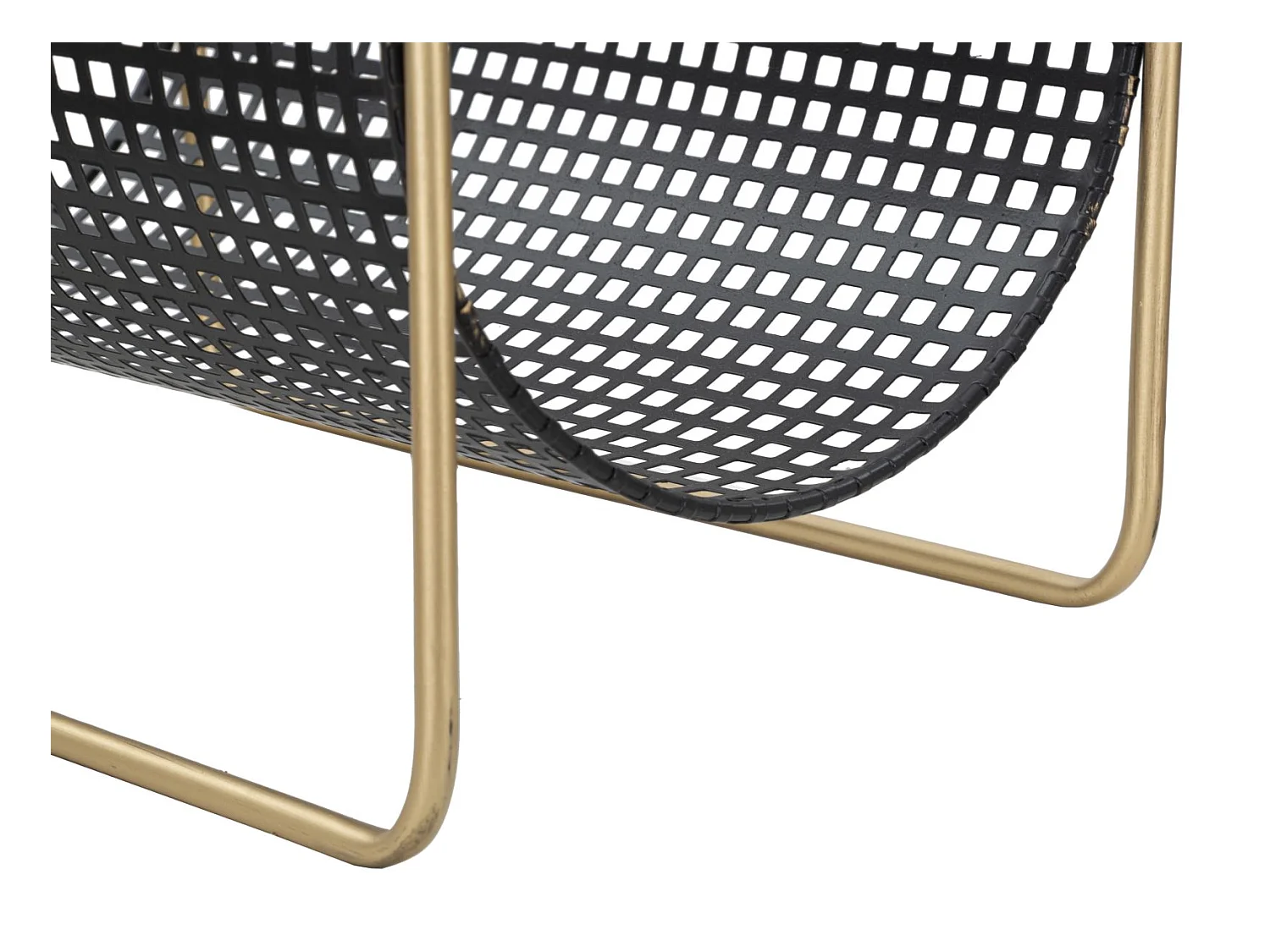 Porte-revues en métal multicolore avec poignée 37x23x54,5 cm