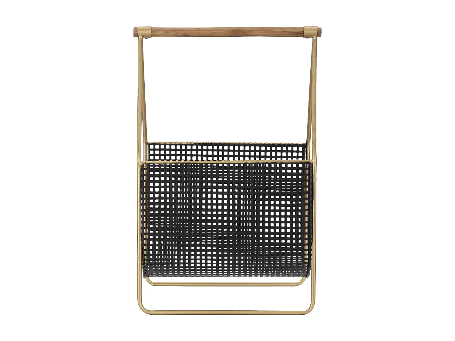 Porte-revues en métal multicolore avec poignée 37x23x54,5 cm