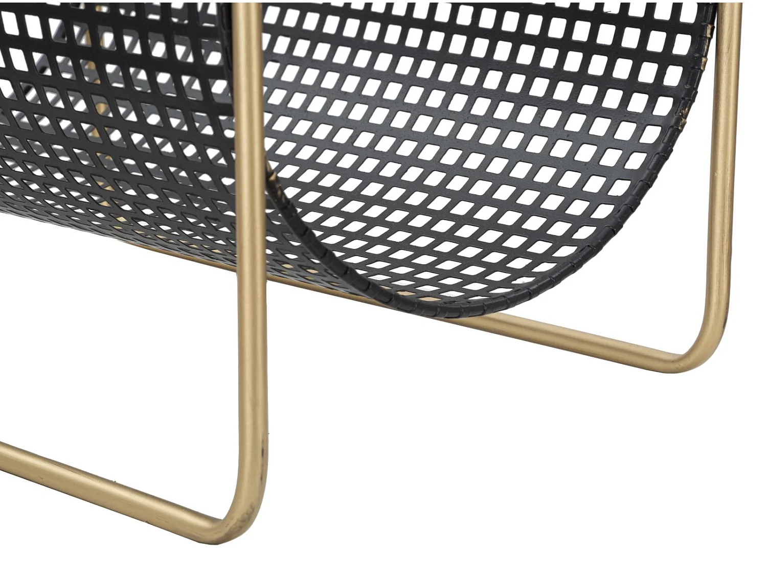 Porte-revues en métal multicolore avec poignée 37x23x54,5 cm