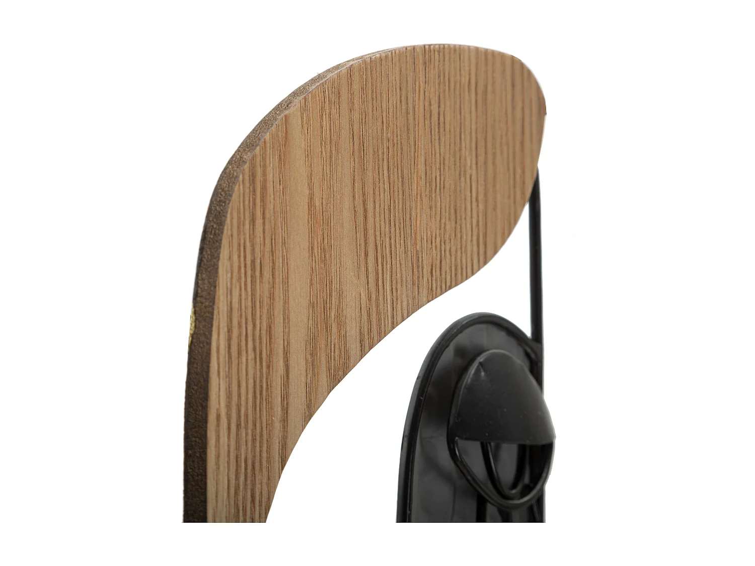 Porte-Manteau Mural PICASSY - Design Artistique en Métal et Bois Multicolore - Dimensions 16x6x33 cm - Matériaux MDF et Fer