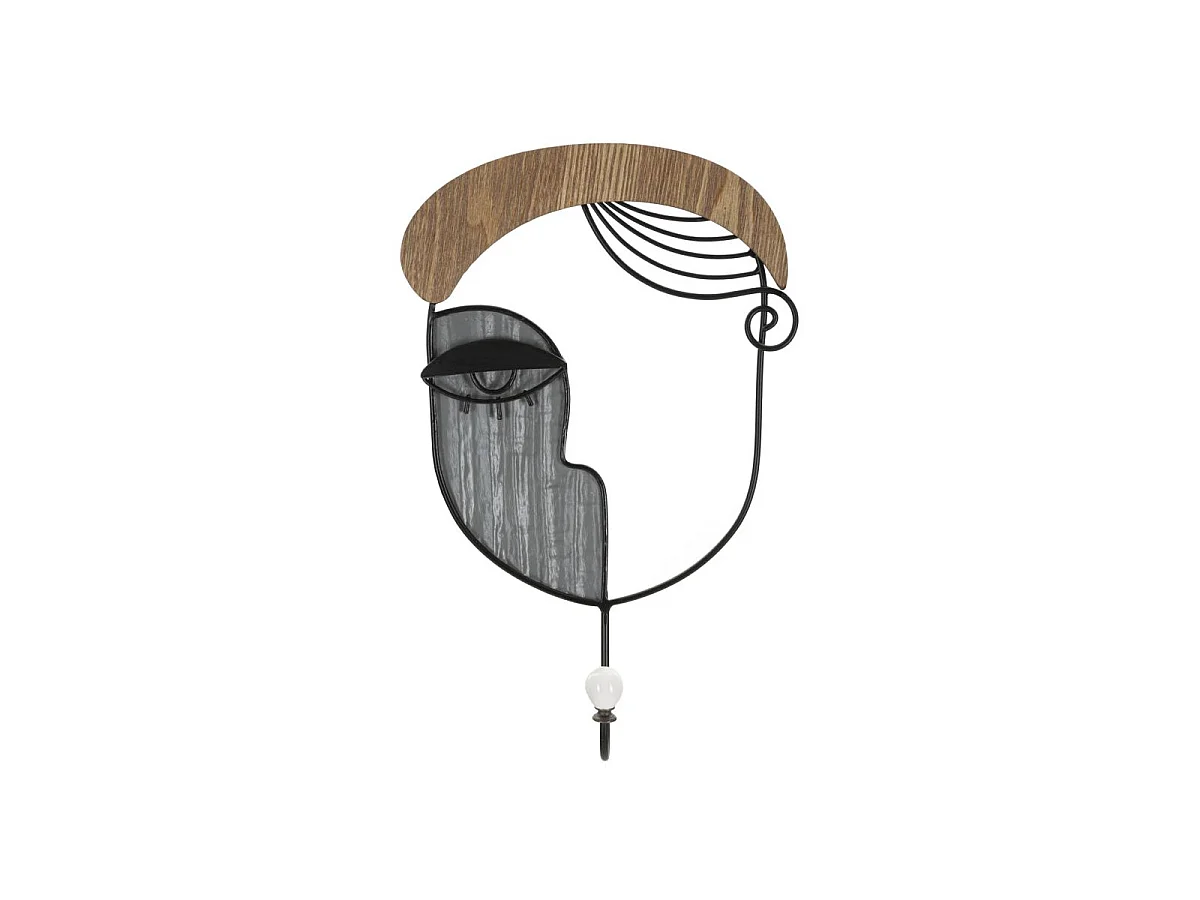 Patère Murale Design "Picassy" 35cm Multicolore