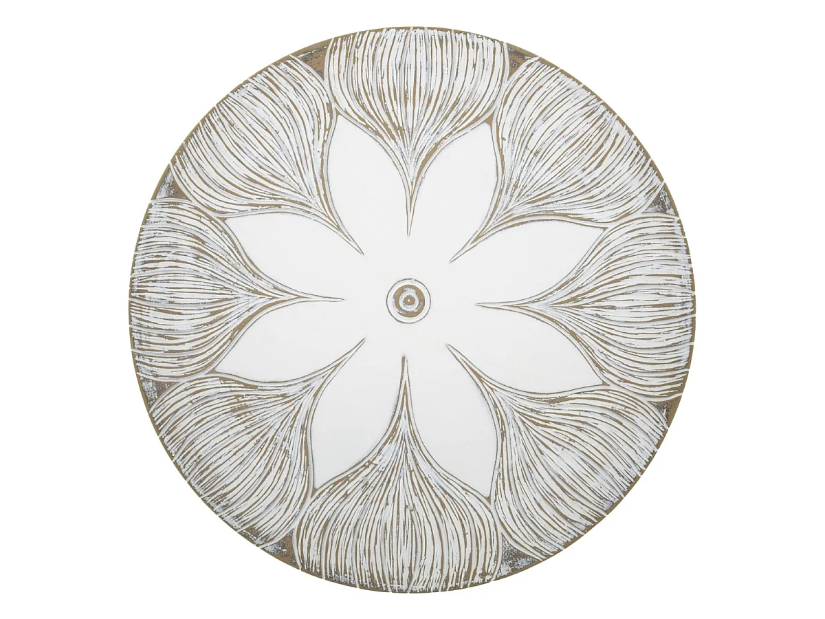 Vide-Poche Design en Polyrésine "Atene" 35cm Blanc