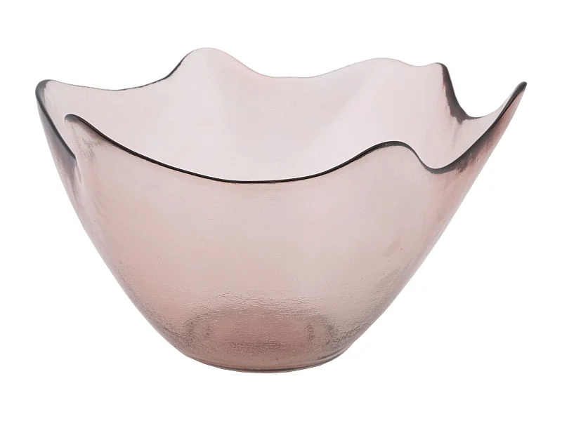 Ciotola in vetro rosa Ø cm 30x18