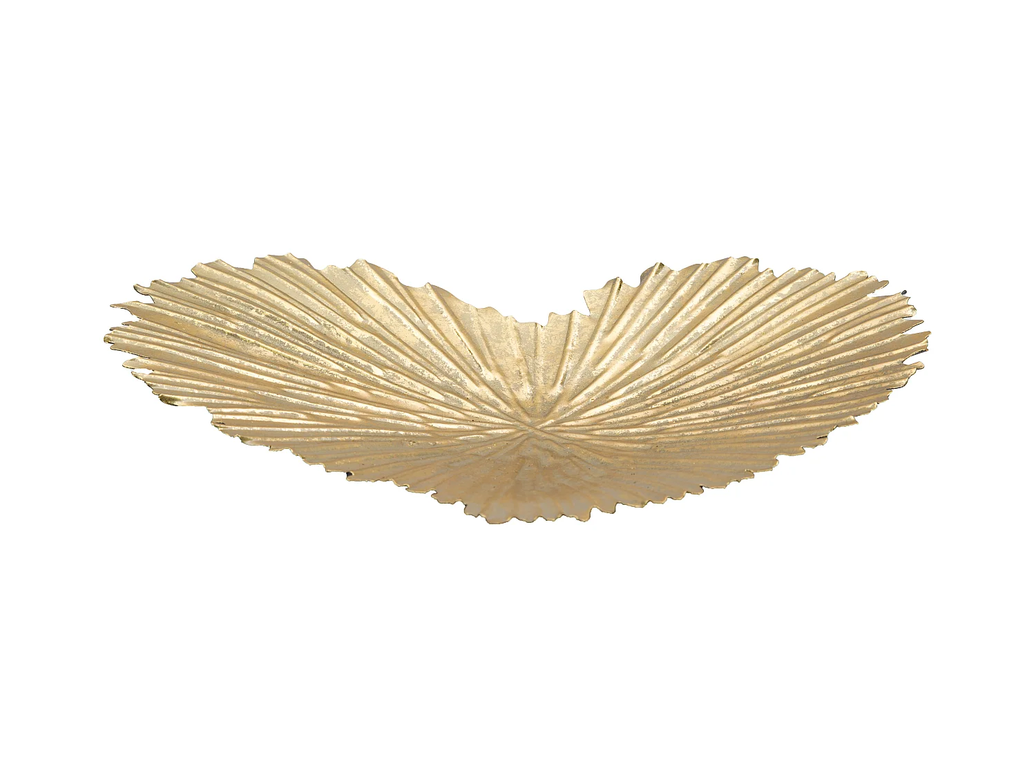 Porte objet en métal doré forme coeur 29x5x25 cm