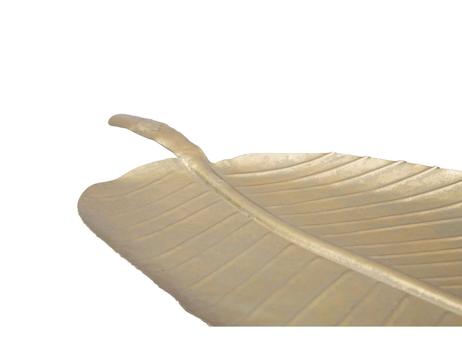 Vide-Poche en Métal "Leaf" 55cm Or