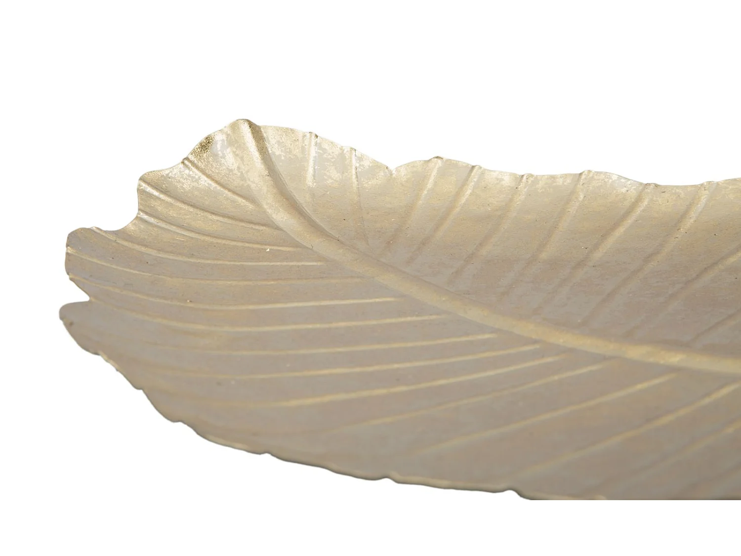 Vide-Poche en Métal "Leaf" 35cm Or