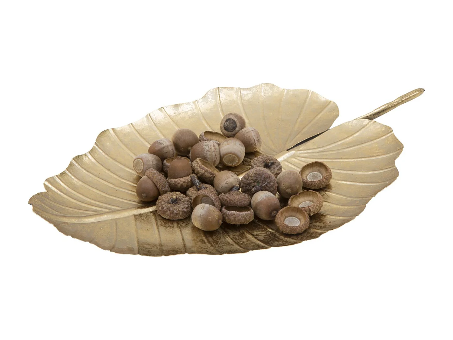 Vide-Poche en Métal "Leaf" 35cm Or