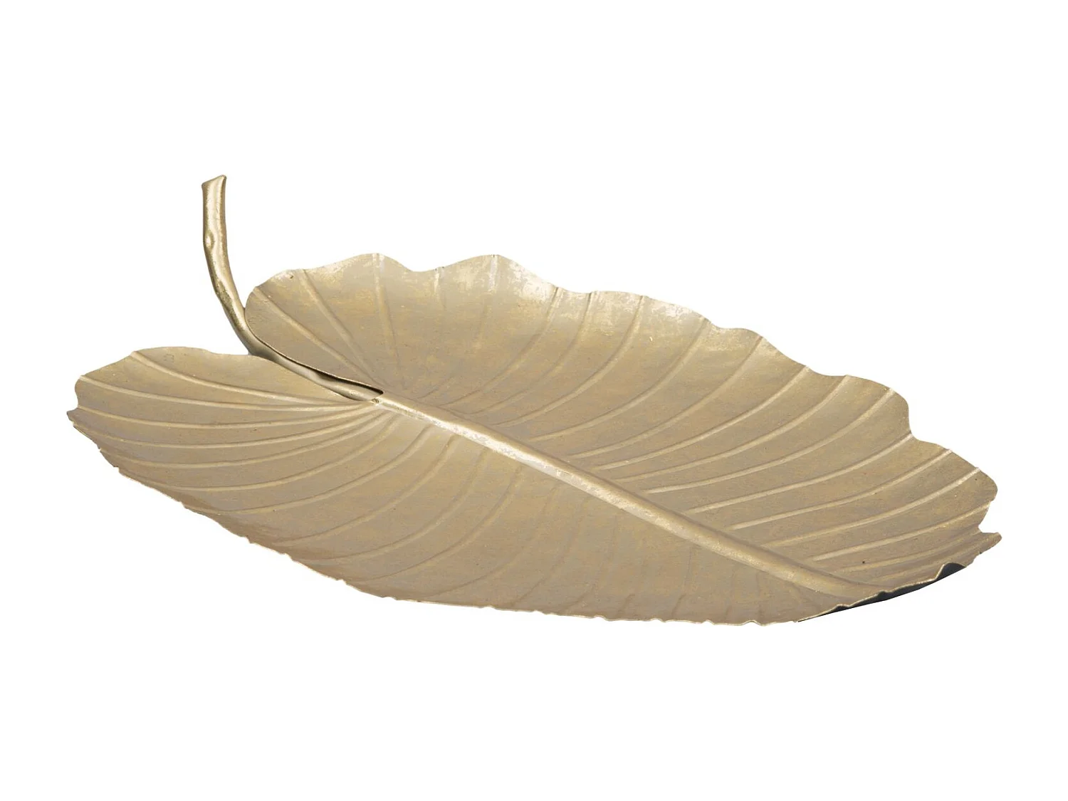 Vide-Poche en Métal "Leaf" 35cm Or