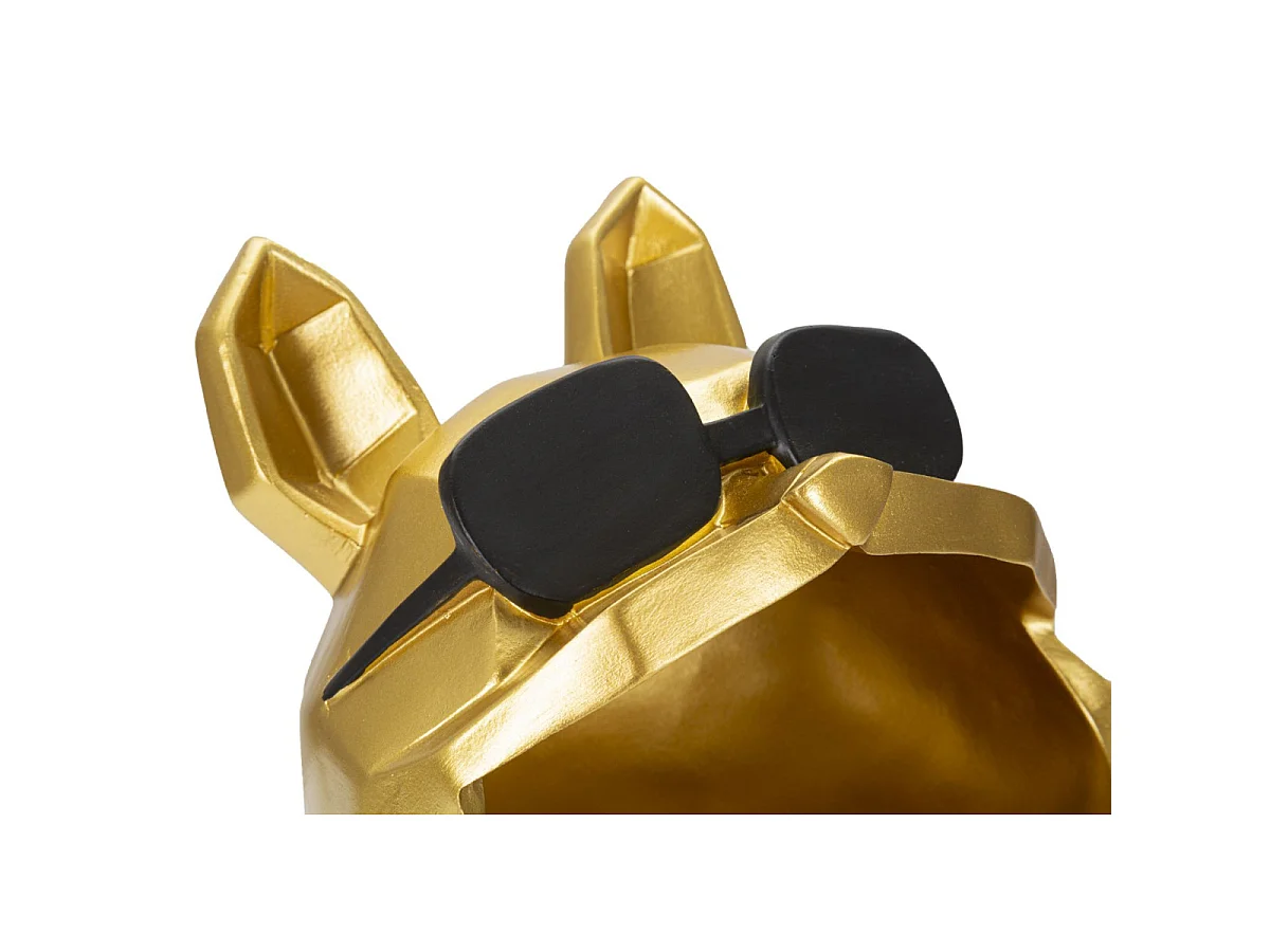 Vide-Poche Statuette "Chien" 23cm Or