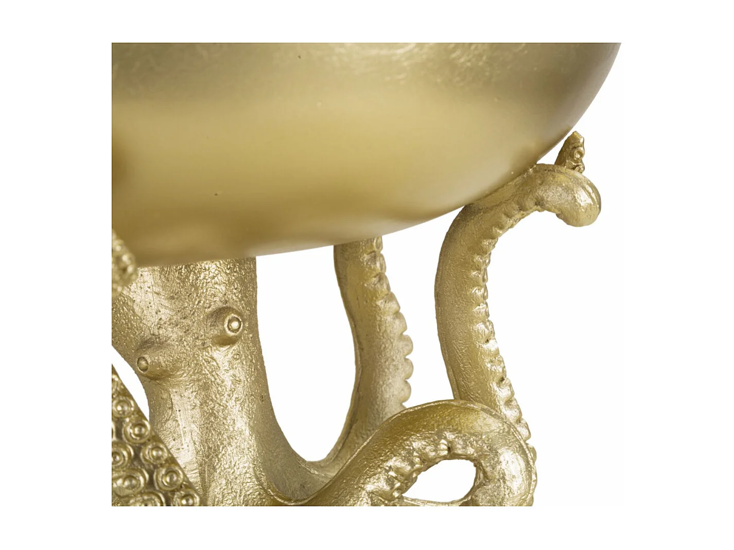 Polipo svuotatasche in resina oro Ø cm 30x18