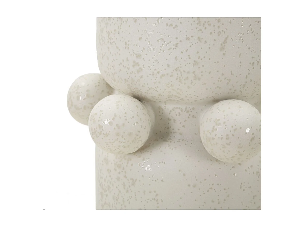 Vaso moderno de cerámica con acabado mate Bubbles