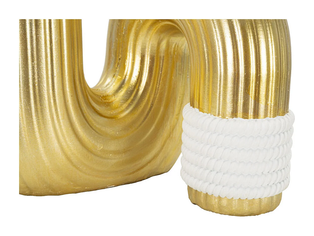 Gouden harsvaas 15,3x13x30,5 cm