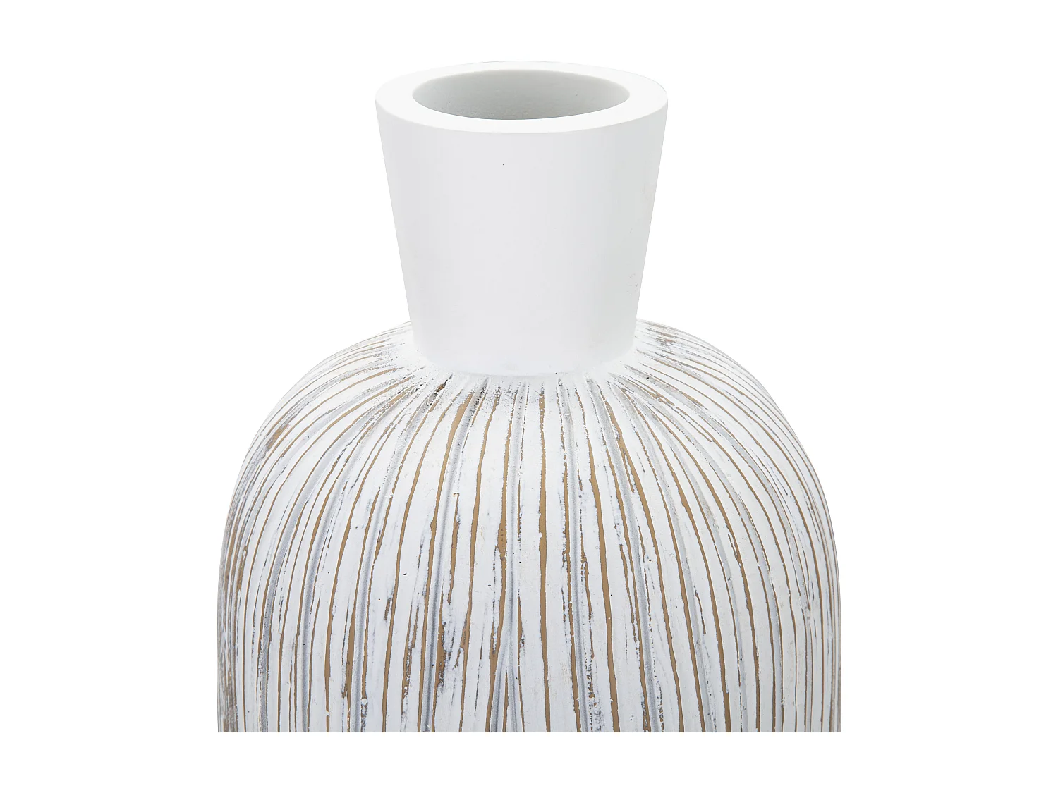 Vase Déco à Motifs "Atene" 60cm Blanc