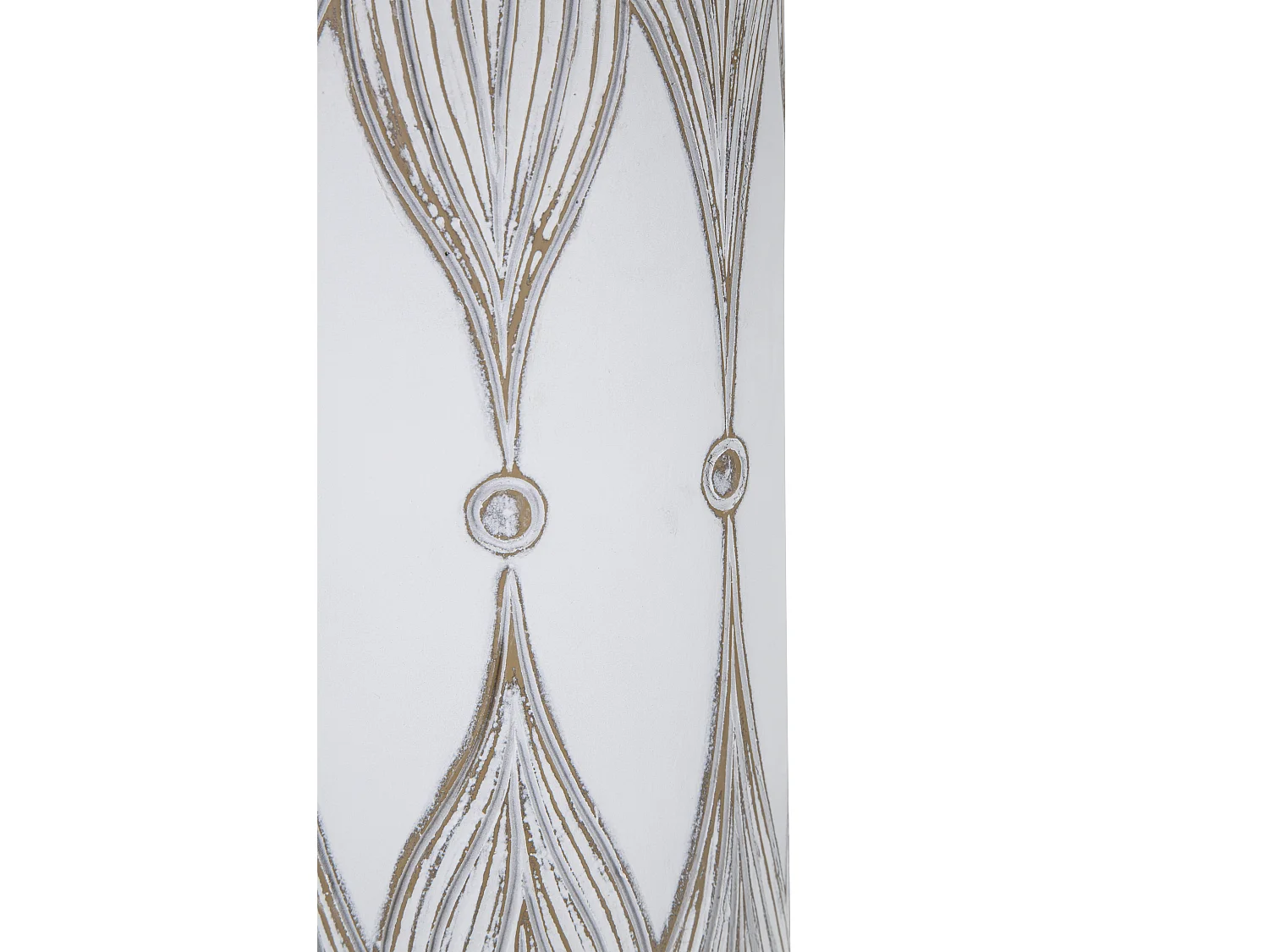 Vase Déco à Motifs "Atene" 60cm Blanc