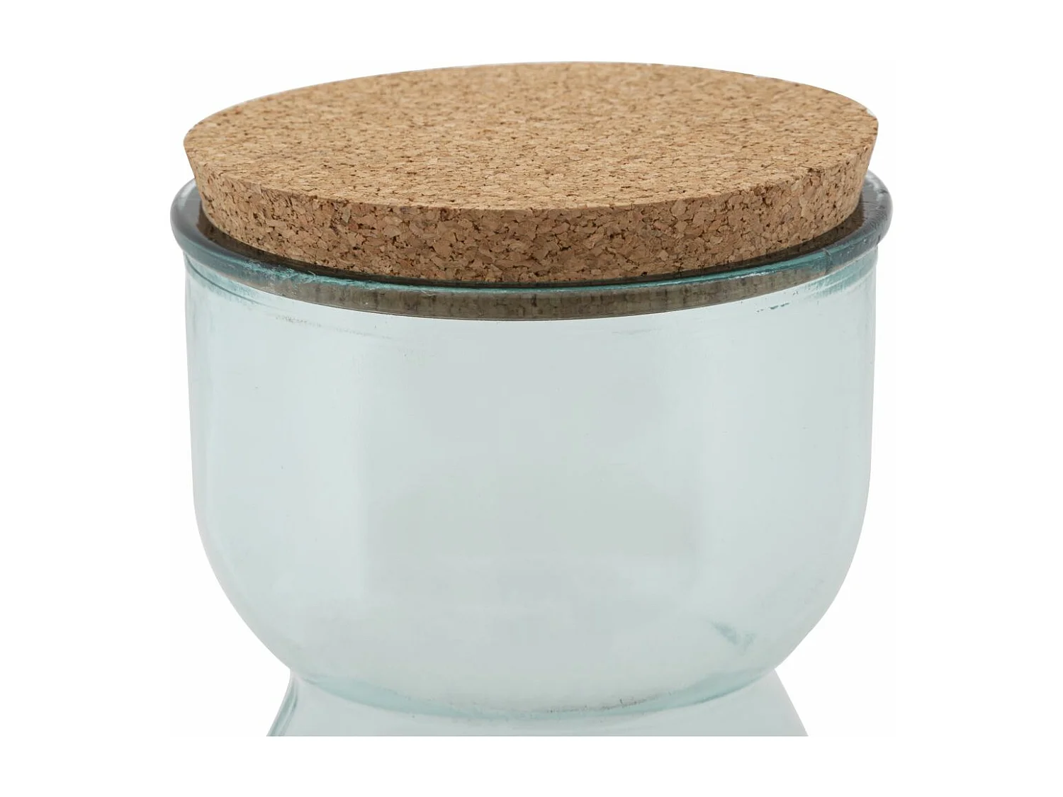 Vase transparent en verre recyclé Ø 21,5x43,5 cm