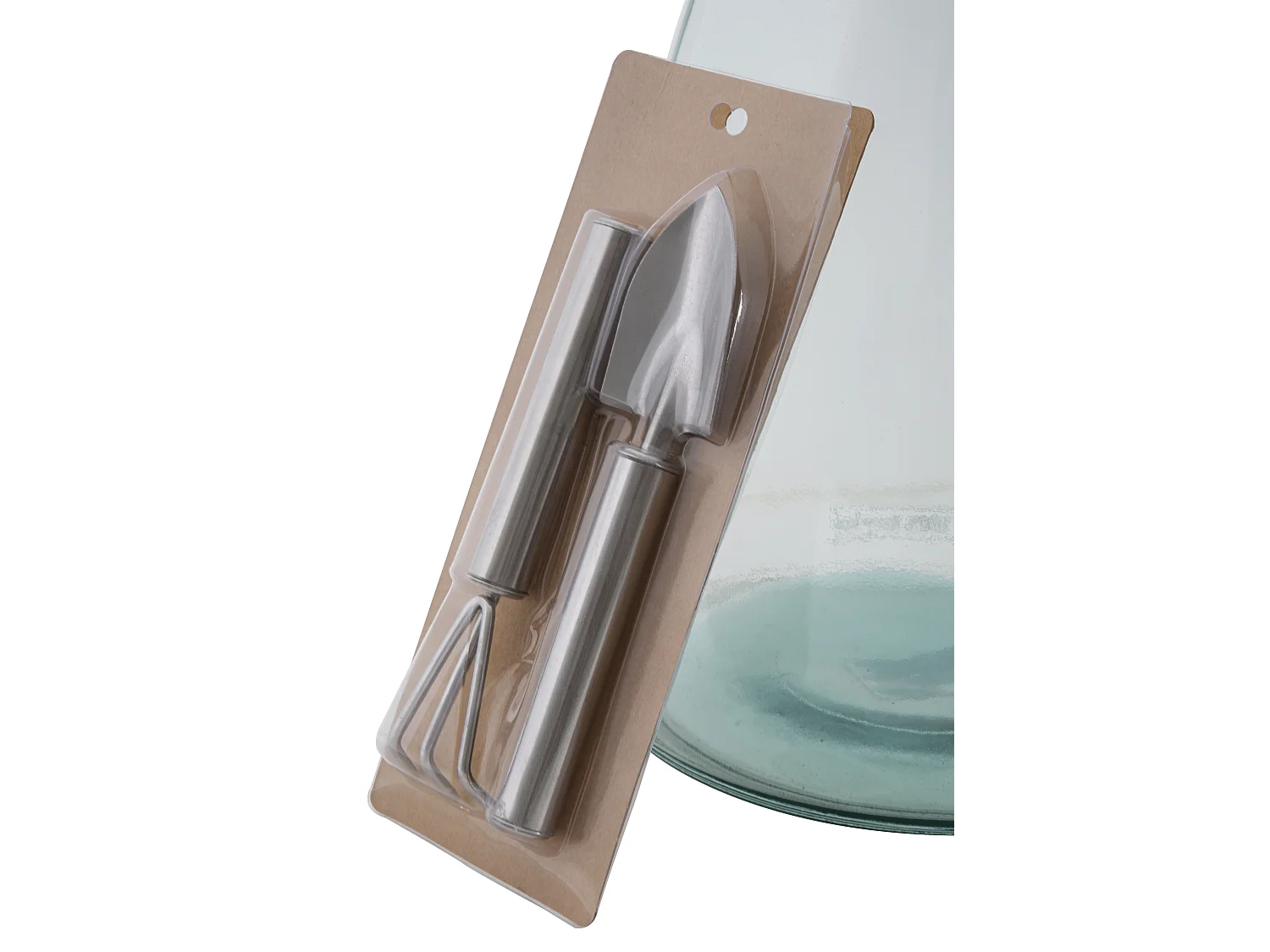 Vase transparent en verre recyclé Ø 21,5x43,5 cm