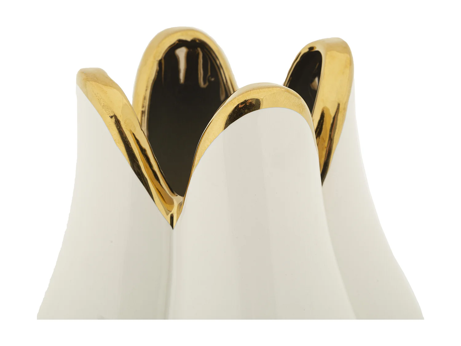 Vaso in ceramica bianco Ø cm 21x40