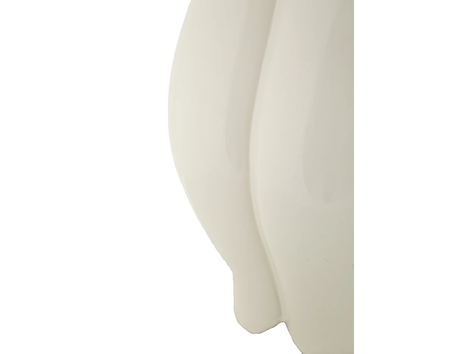 Vaso in ceramica bianco Ø cm 21x40