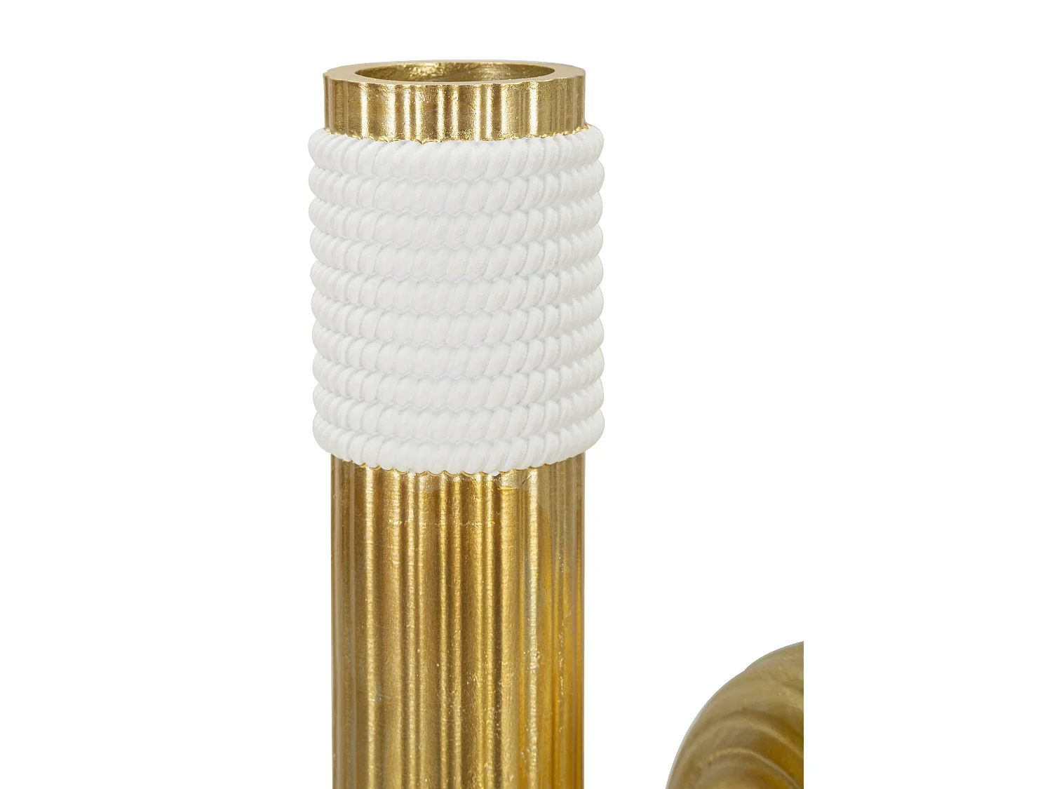 Vase Design en Résine "Bann" 25cm Or