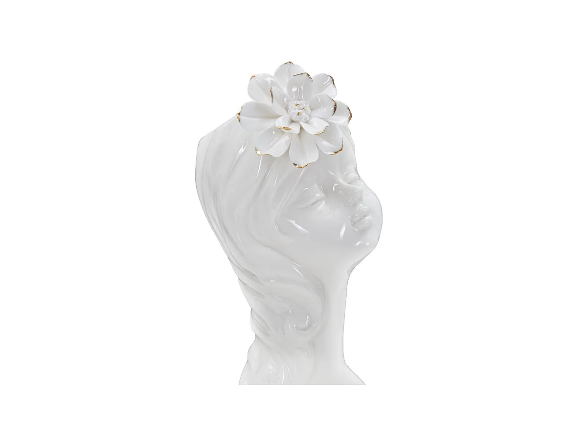 Vase Déco en Porcelaine "Young Lady" 24cm Blanc