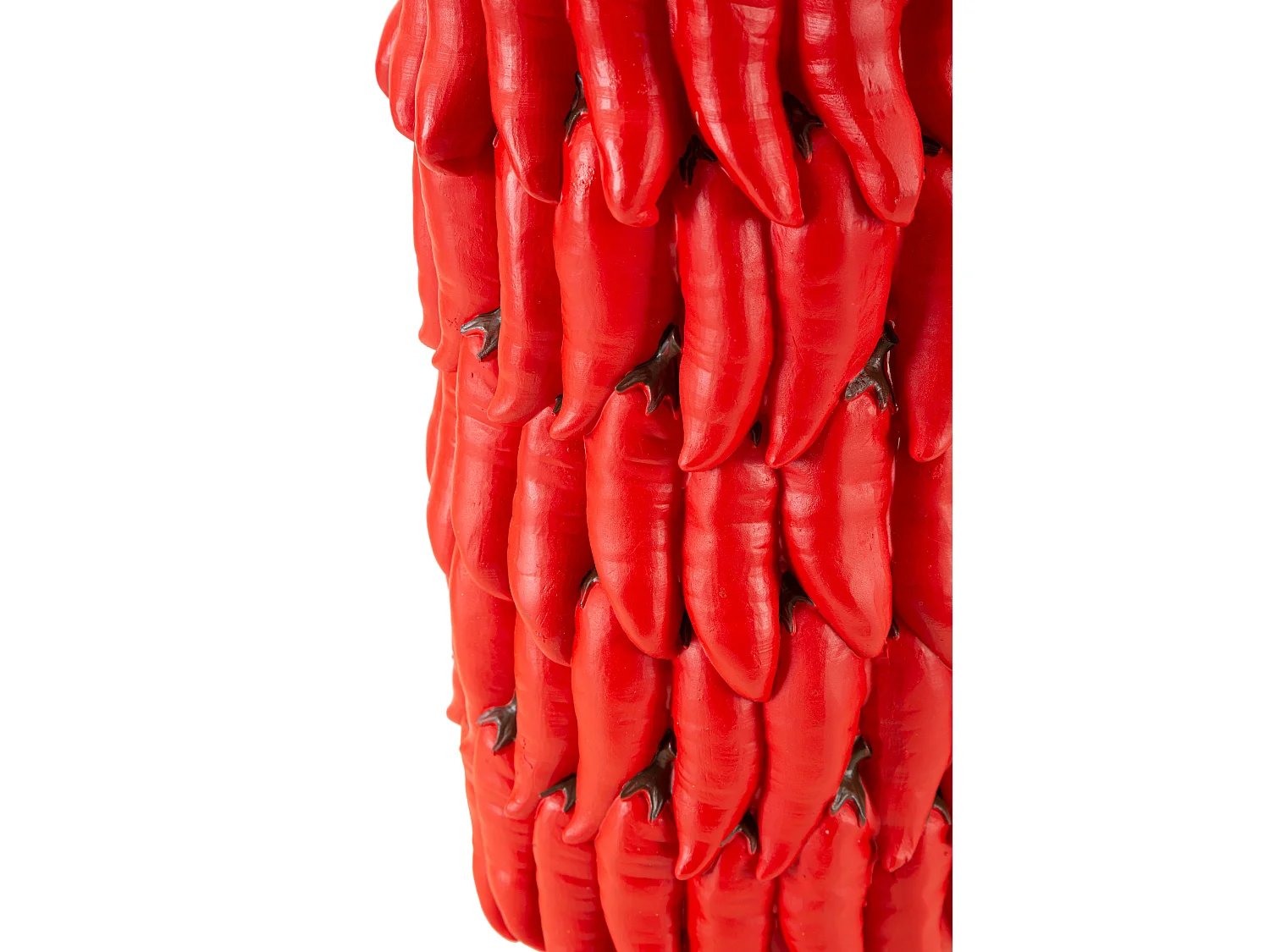 Vase Déco Piments "Chili" 34cm Rouge