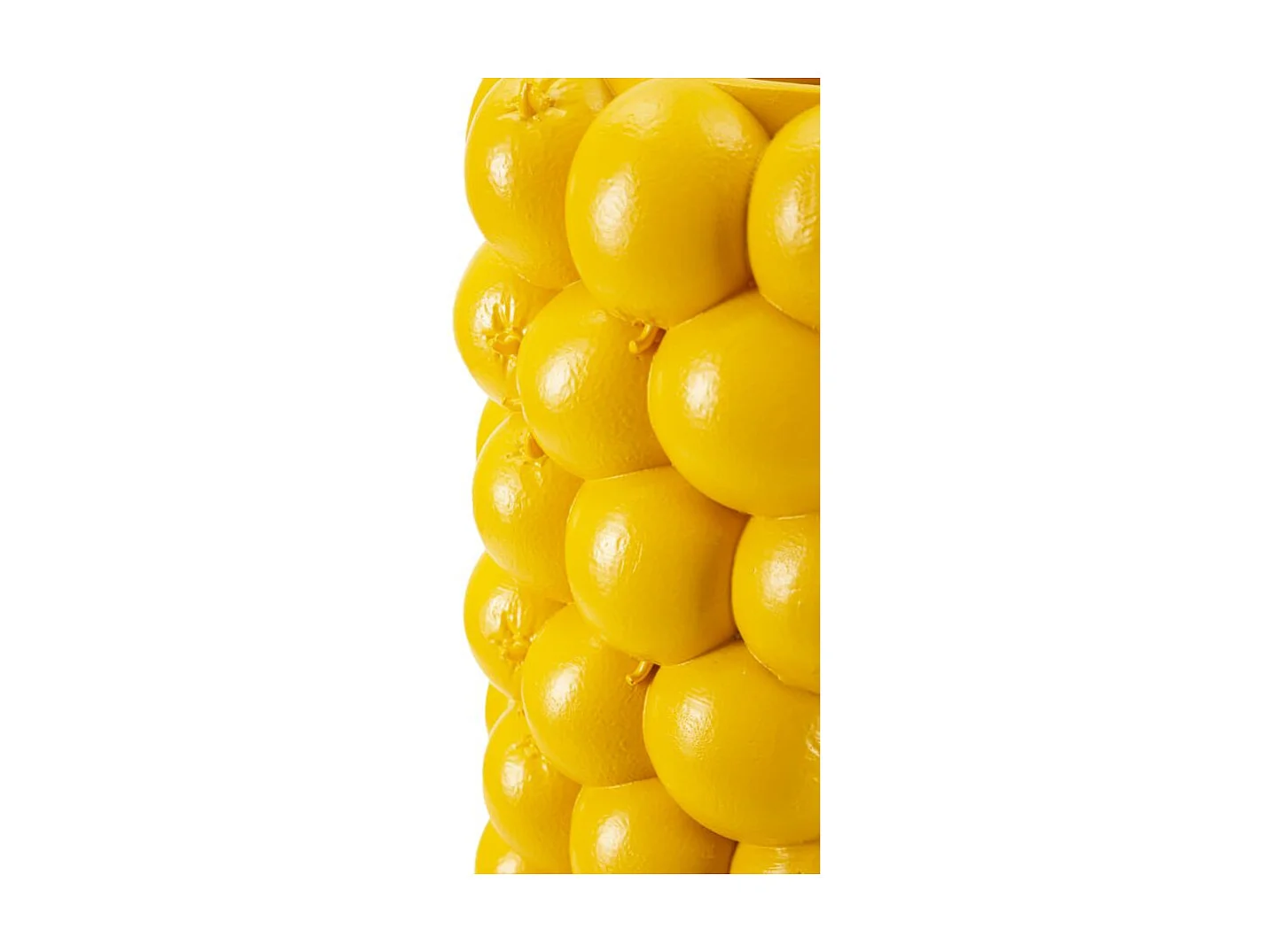Vase Déco Fruits "Citrons" 28cm Jaune