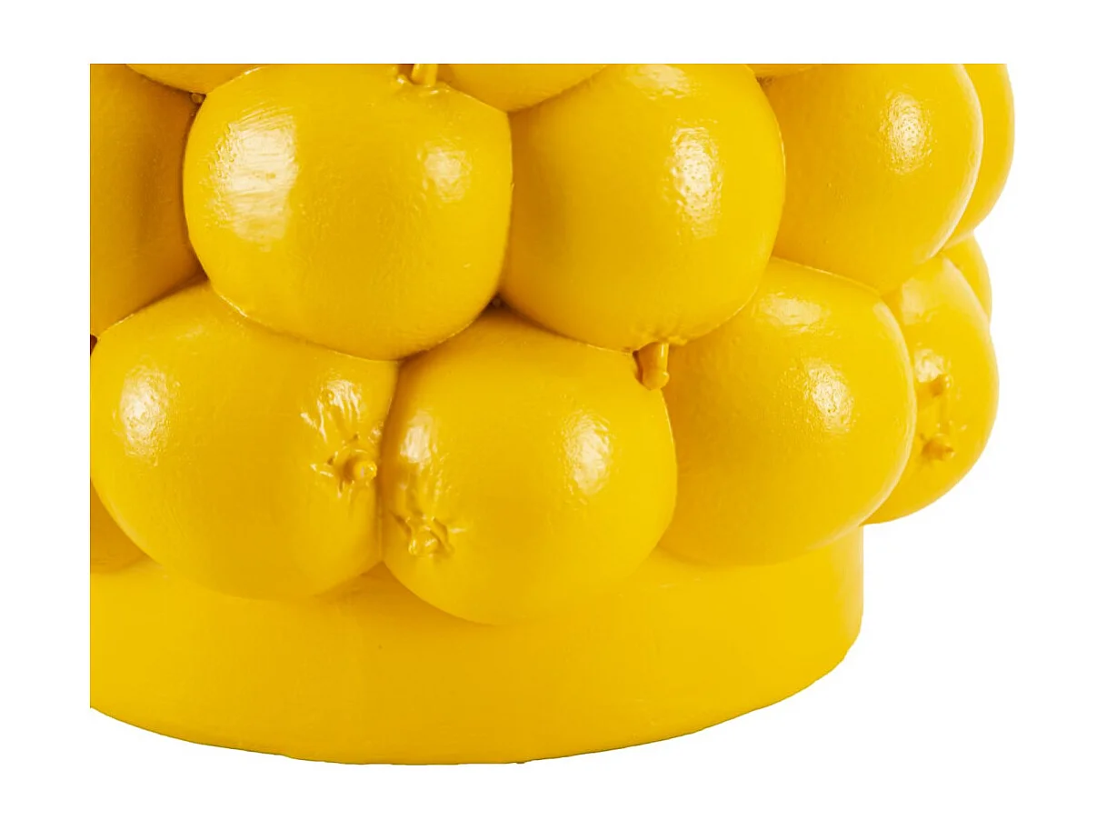 Vase Déco Fruits "Citrons" 28cm Jaune