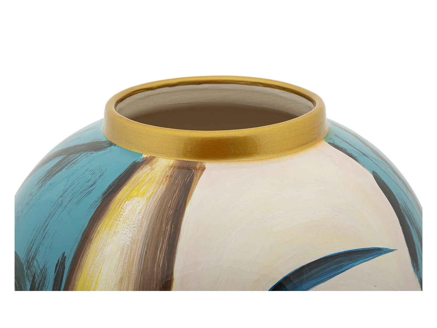 Vase Déco en Céramique "Art Face" 50cm Multicolore