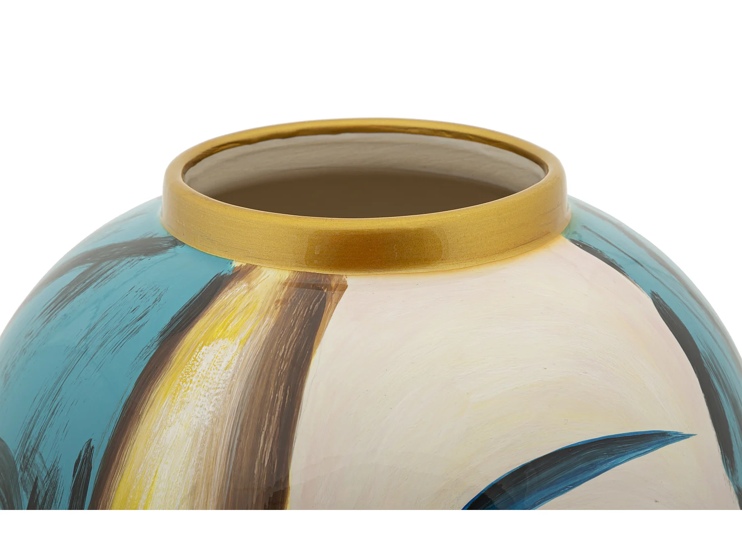 Vase Déco en Céramique "Art Face" 50cm Multicolore