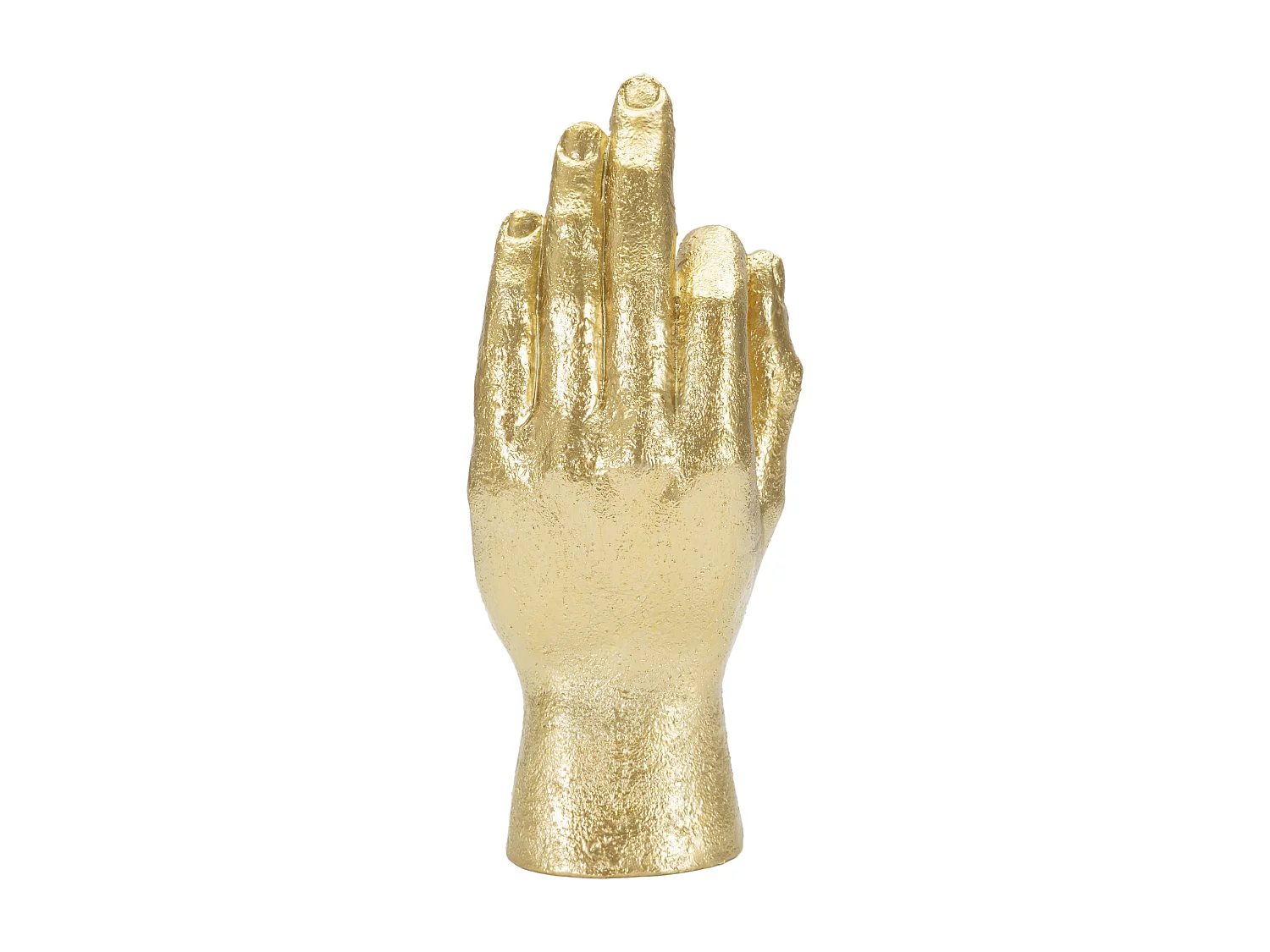 Main Déco en Résine "Signe Ok" 22cm Or