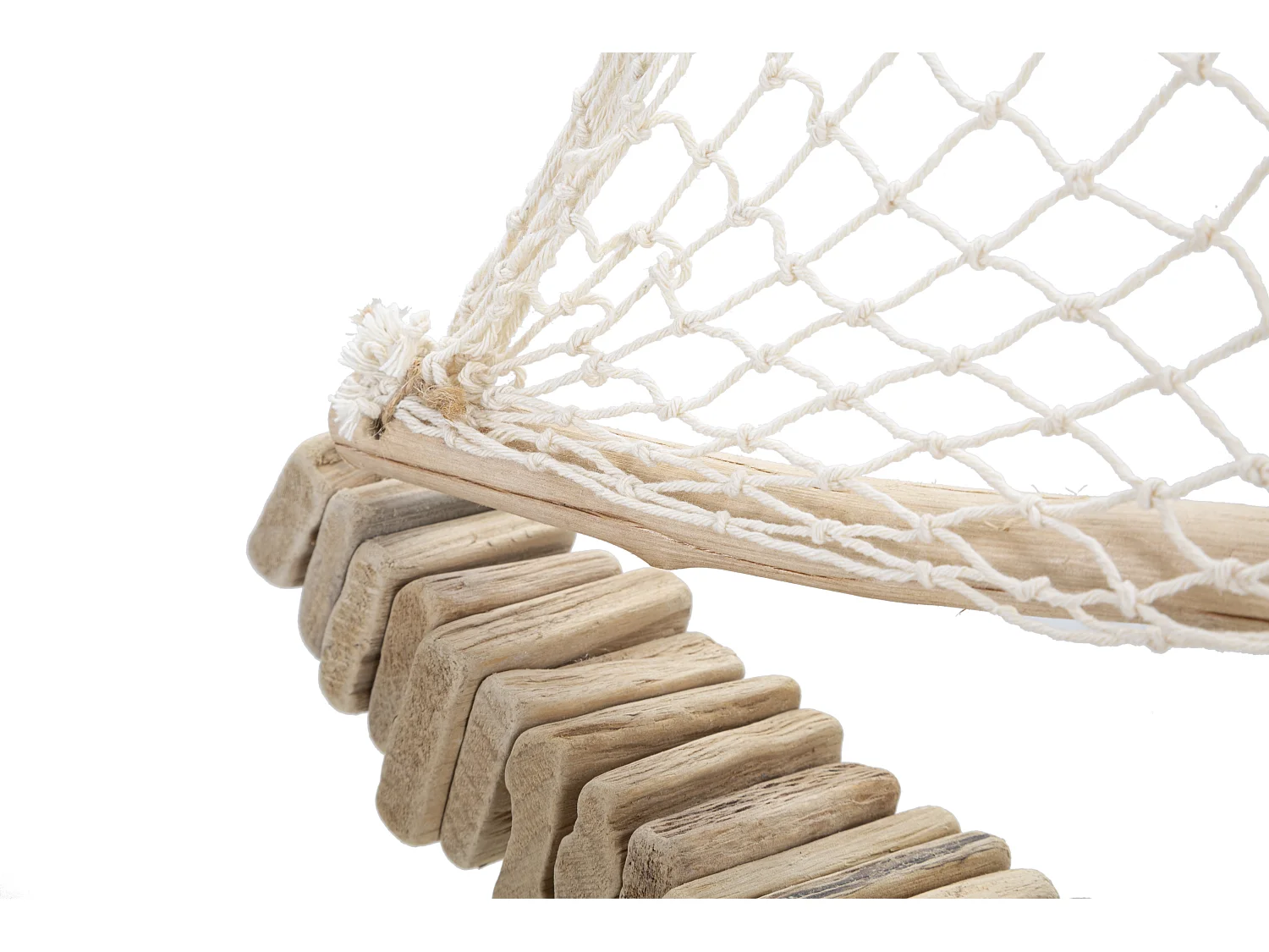 Escultura De Veleiro Em Madeira Com Rede Em Tecido 45x45x7cm Enok Mauro Ferretti