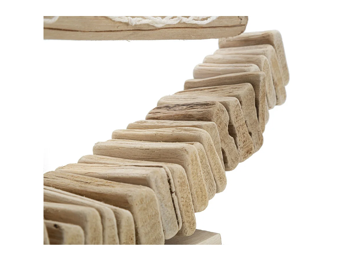 Bruine houten boot 45x7x45 cm