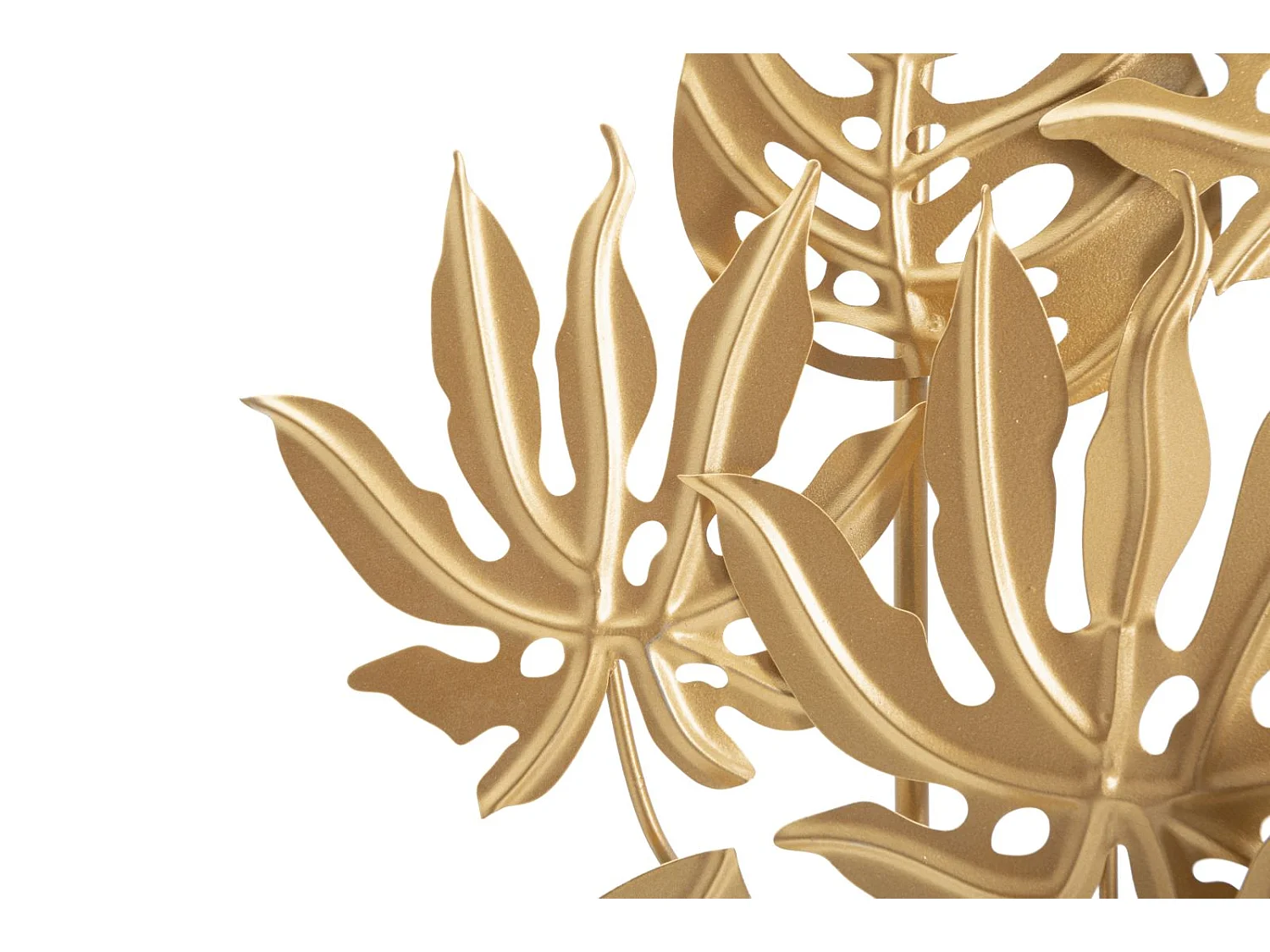 Scultura in metallo dorata con base cm 56x10x57,5