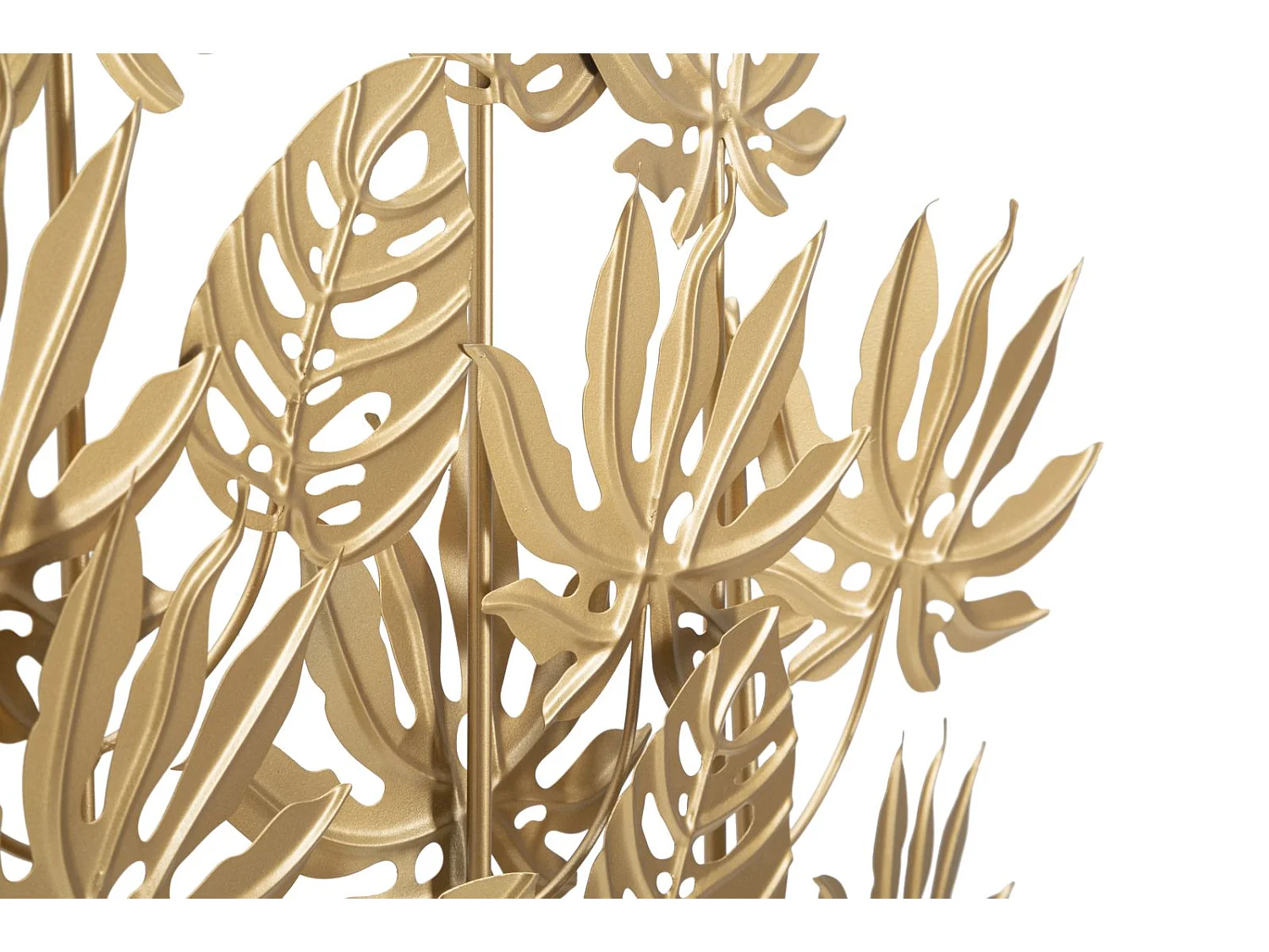 Scultura in metallo dorata con base cm 56x10x57,5