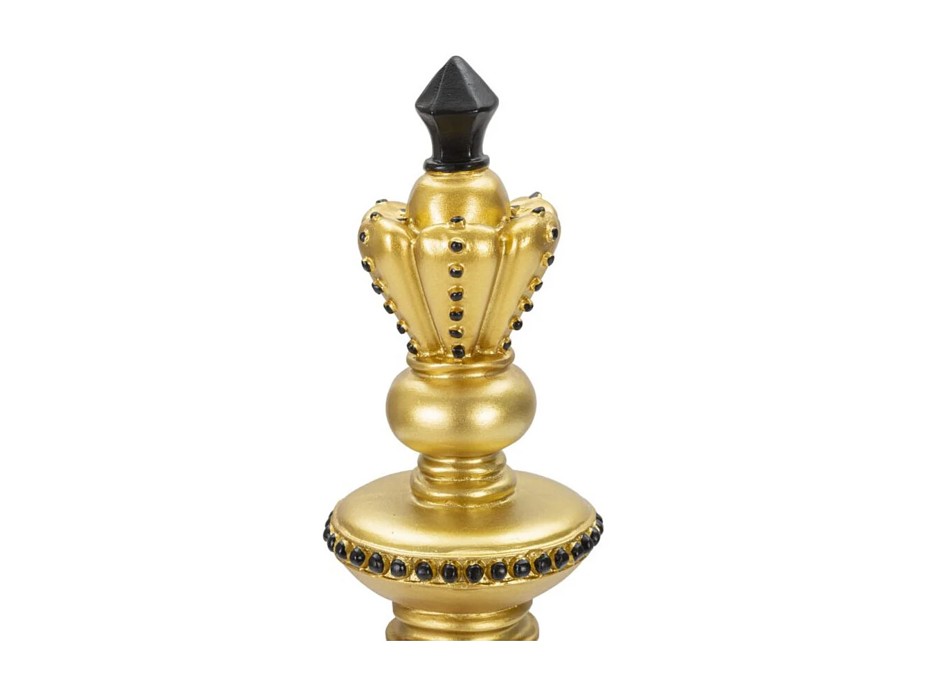 Pièce d'Échec Déco en Résine "Roi" 32cm Or