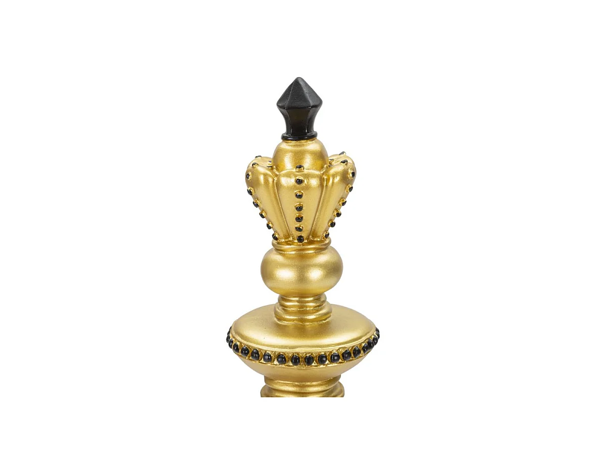 Pièce d'Échec Déco en Résine "Roi" 32cm Or