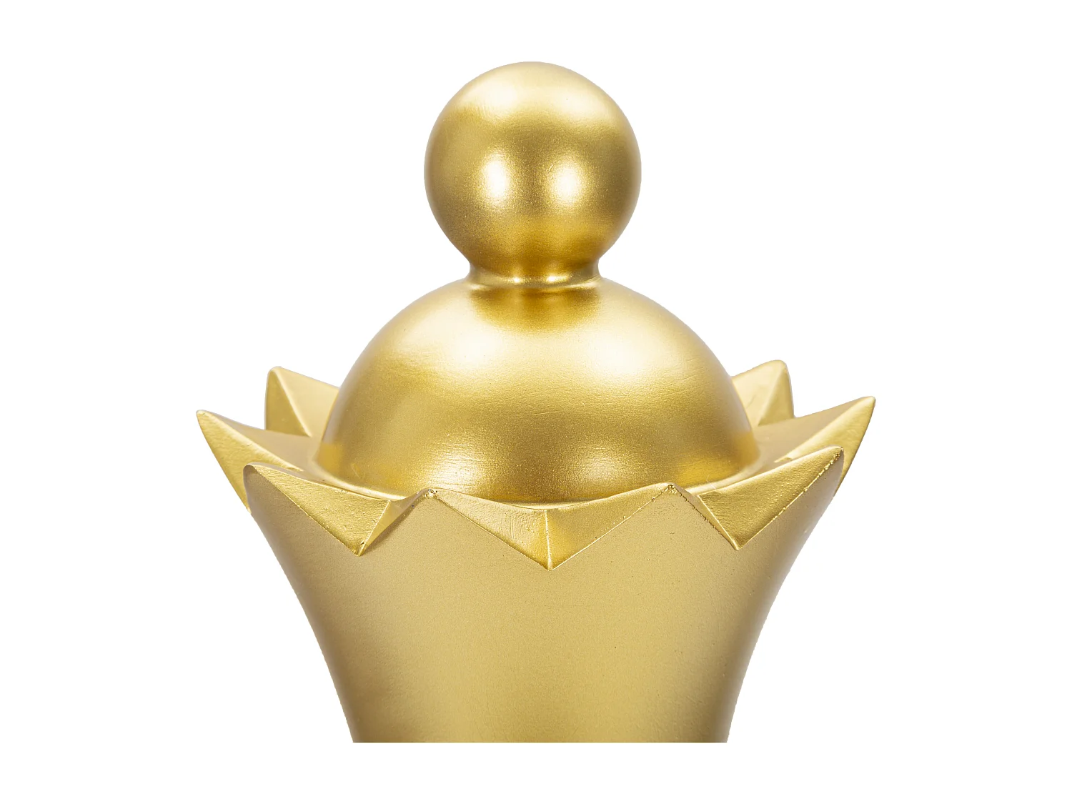 Pièce d'Échec Déco en Résine "Reine" 50cm Or