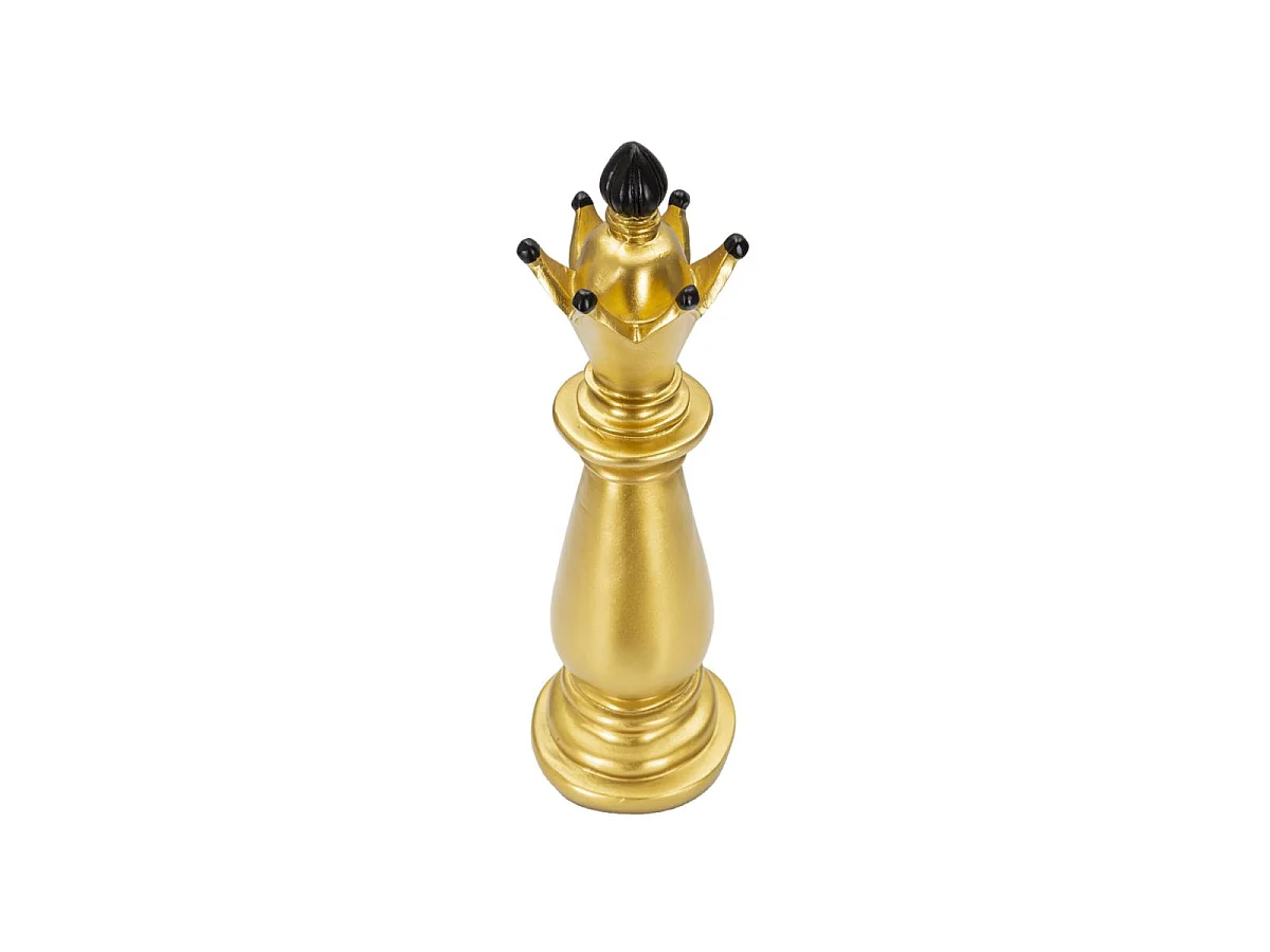 Pièce d'Échec Déco en Résine "Fou" 38cm Or