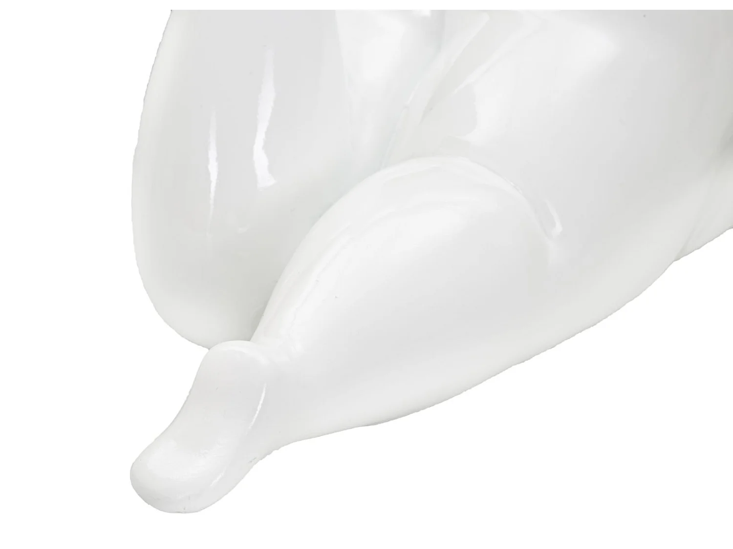 Statuetta di donna in resina bianca cm 32x12,5x16