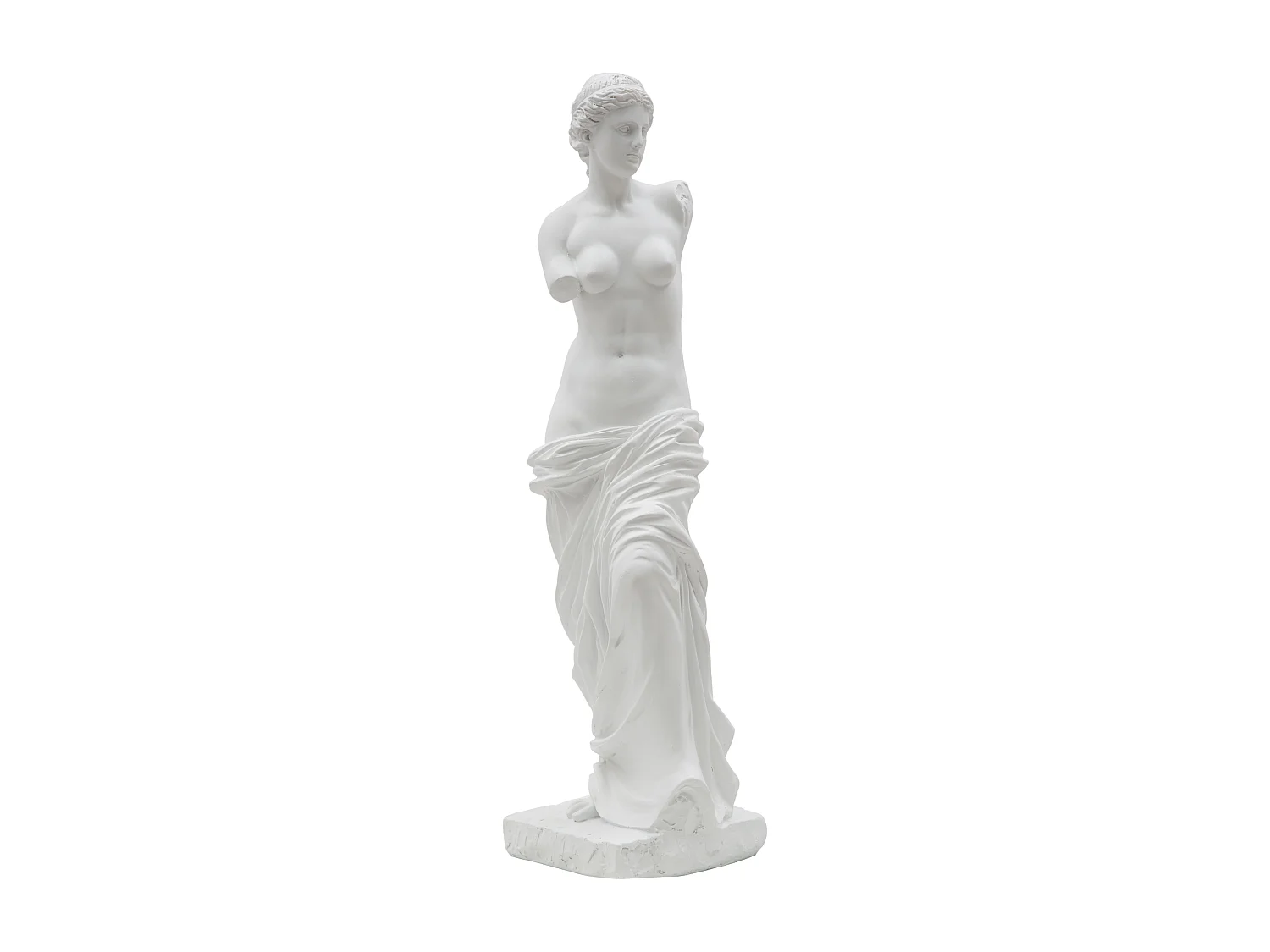 Statuette Sculpture "Femme" 49cm Blanc